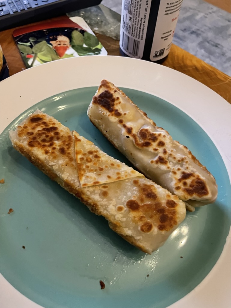 Cheese Burger Egg Rolls