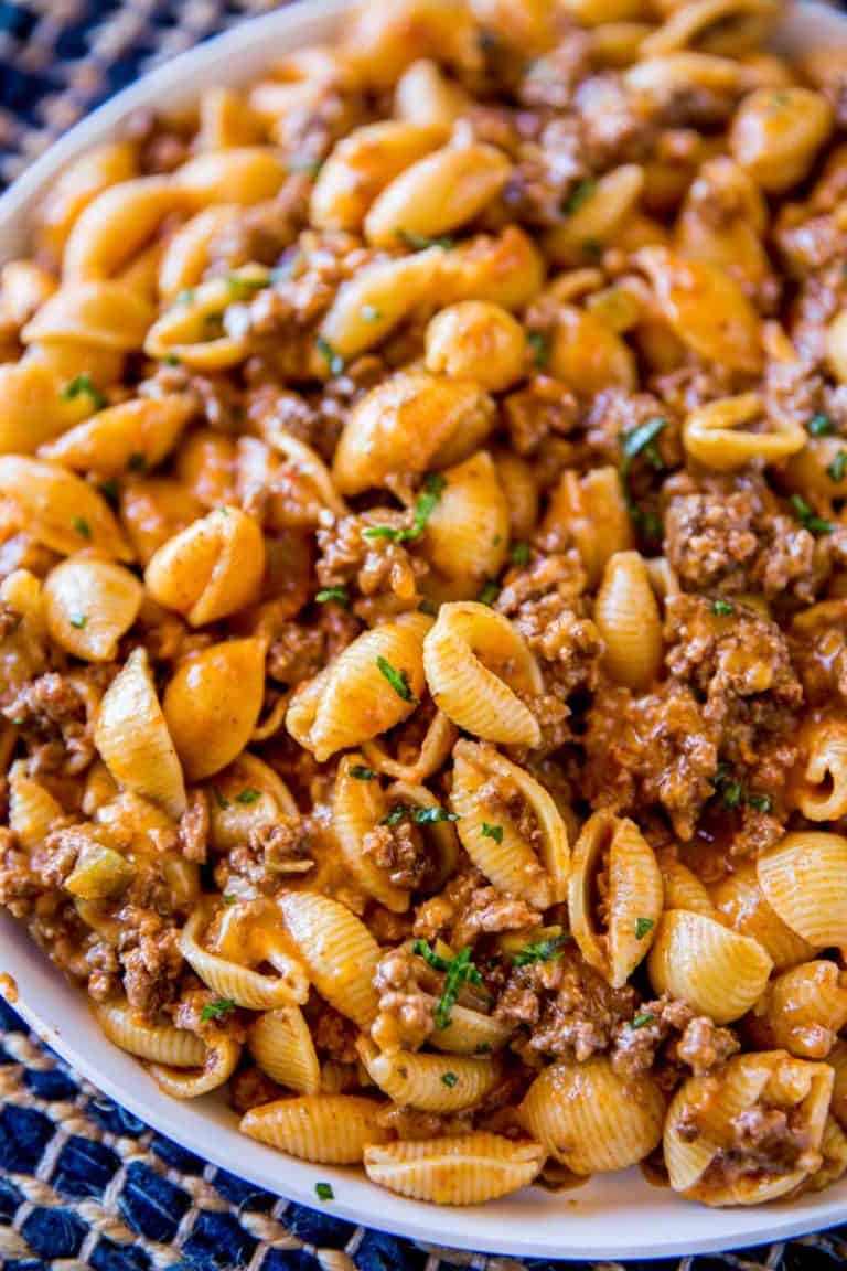 Cheesy Ground Beef Taco Pasta