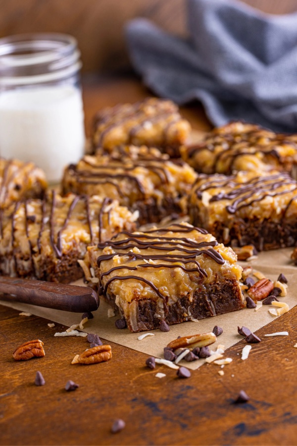 German Chocolate Brownies