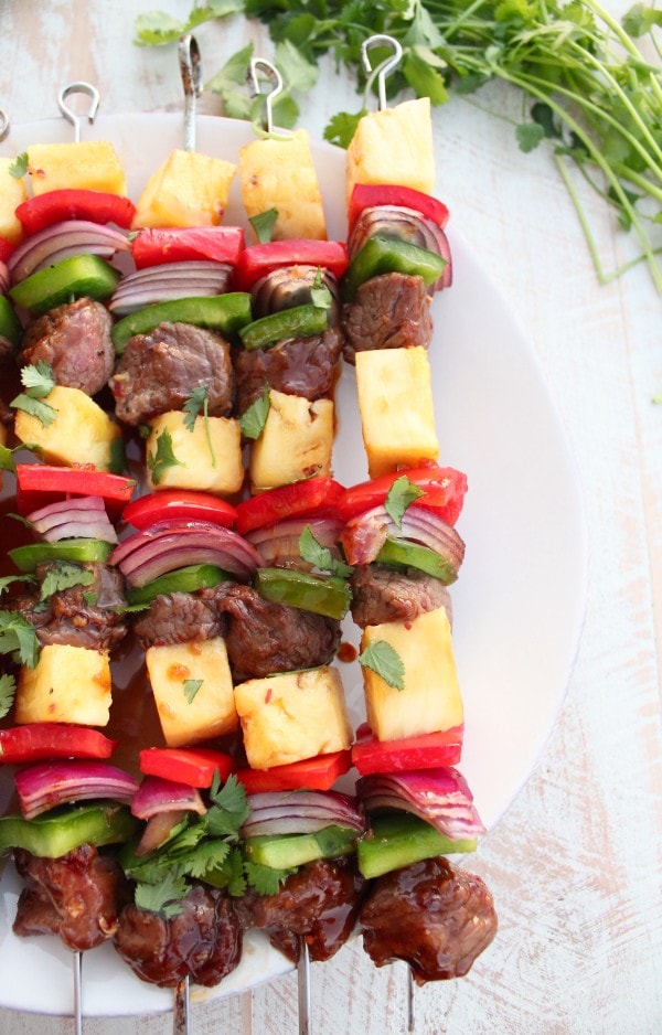 Teriyaki Steak Shish Kabob