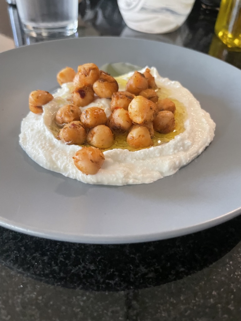 Whipped Feta Dip with Spiced Chickpeas